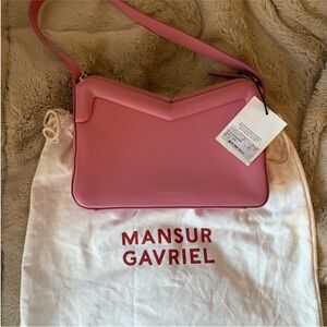 Mansur Gavriel Vibrant Pink Crossbody Bag